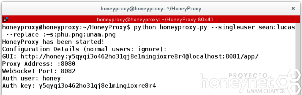 Figura 18. HoneyProxy remplaza la respuesta del servidor por otra la imagen